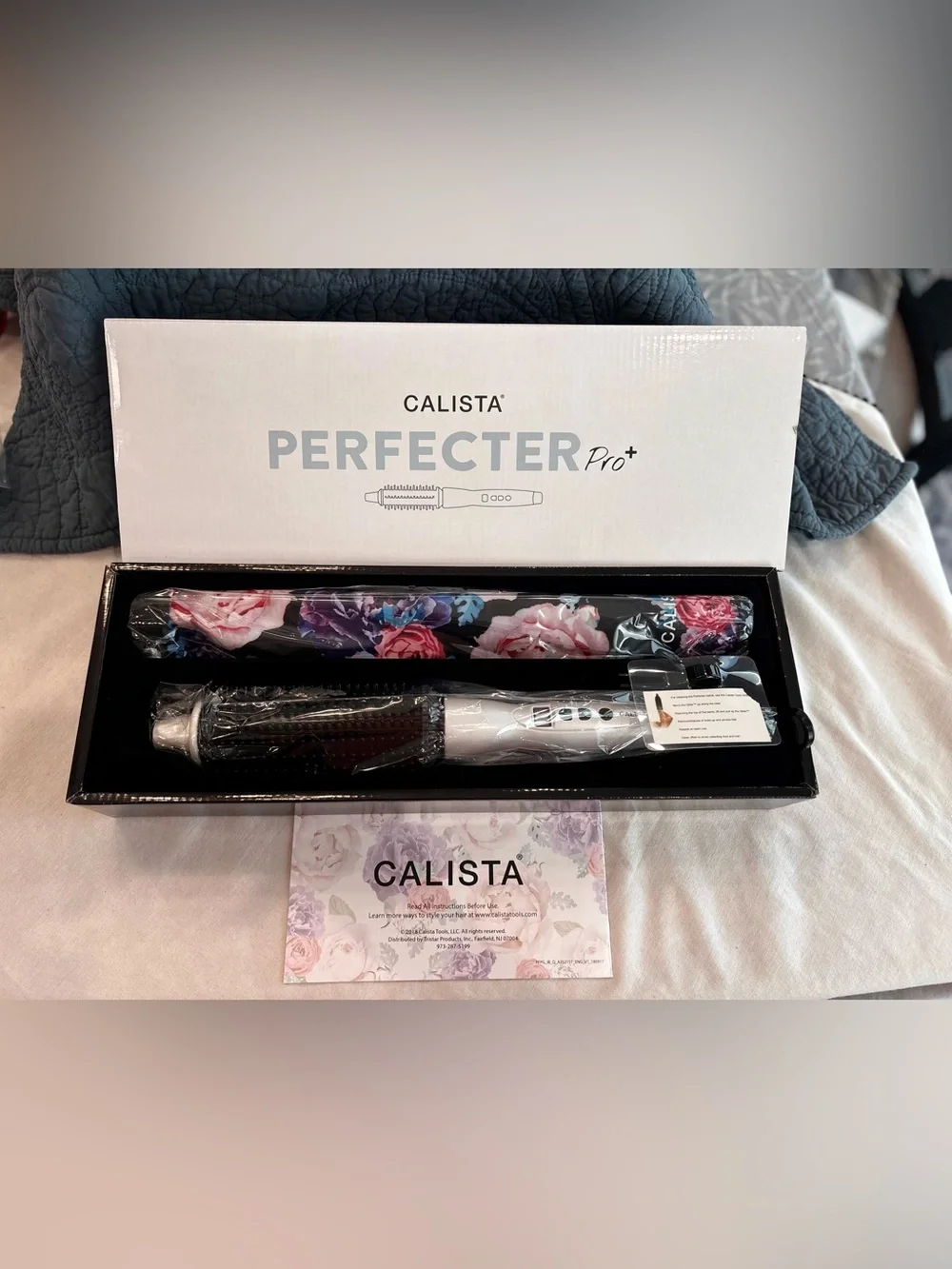 Calista Perfecter Pro+ Heated Round Brush Styling Tool New in Box